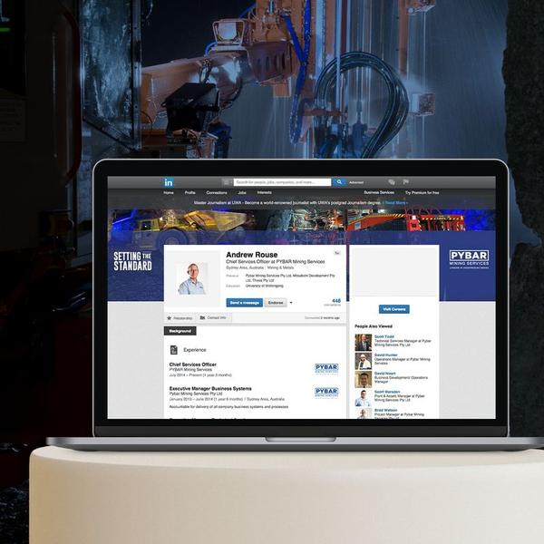 PYBAR Mining - LinkedIn Profile Branding